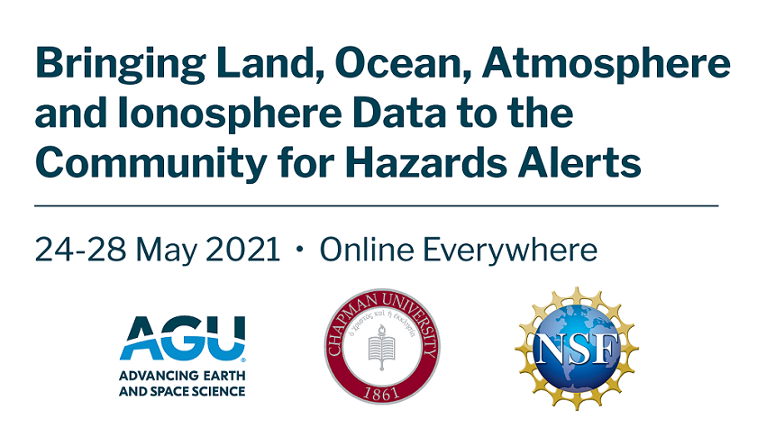 NSF Convergence Workshop on Bringing Land, Ocean, Atmosphere and Ionosphere Data to the Community for Hazards Alerts