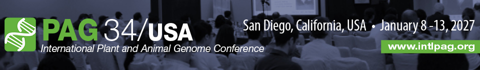 Plant and Animal Genome Conference / PAG 34<br>(January  8-12, 2027)