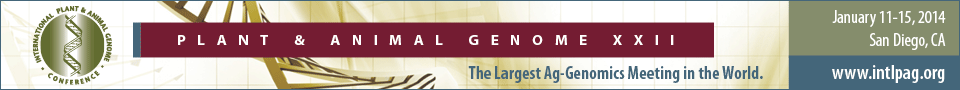 Plant and Animal Genome XXII Conference: http://www.intlpag.org